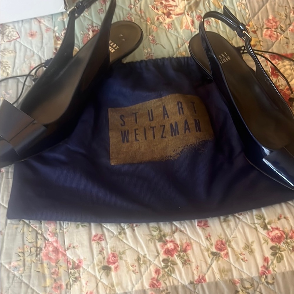 Stuart Weitzman navySlingback Heels
New never worn - Picture 4 of 9